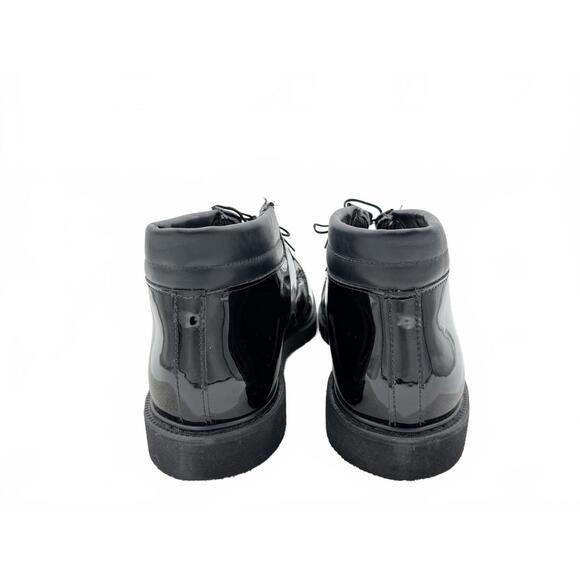 Bates Corfam Patent Leather Chukka Boots Size 12 3E E00053 - Picture 5 of 7
